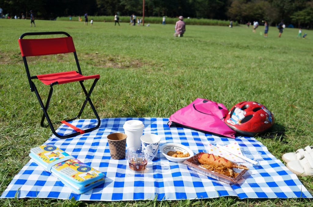 紅葉の秋 公園ピクニックを楽しもう 100円ショップ Flet S フレッツ 百圓領事館