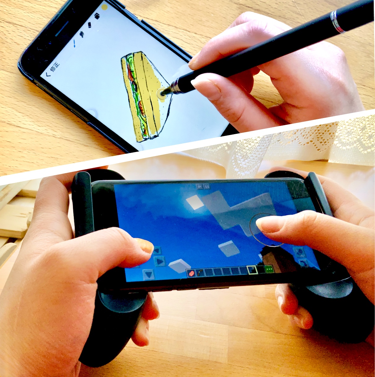 スマホでゲーム お絵描きが快適になる100均スマホグッズがここまでとは 100円ショップ Flet S フレッツ 百圓領事館