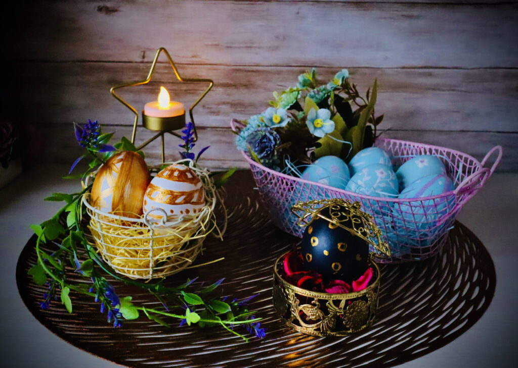 カワイイから大人っぽいまで3パターン 100均で作る簡単 イースターバスケット が超おすすめ 100円ショップ Flet S フレッツ 百圓領事館